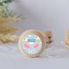 Yoyo pegatina personalizada modelo Gemelas para niña bautizo - Yoyo personalizado bautizo