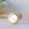 Yoyo pegatina personalizada modelo Pink Crown detalles de boda - Yoyo personalizado boda