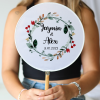 Abanico personalizado para boda "Modelo Ágape" Detalles para invitados de boda - Abanicos personalizados boda