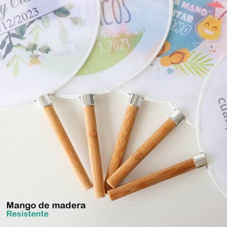 Abanico personalizado para bautizo "Modelo Raúl" Detalles para invitados de bautizo - Inicio