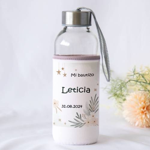 Botella personalizada Bautizo "Estrellas" Detalles de bautizo - Detalles personalizables para Bautizo