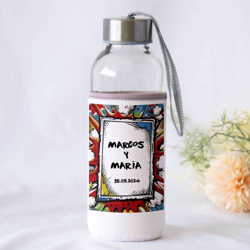 Botella personalizada Boda "Cómic" Detalles de boda - Detalles personalizables para Boda
