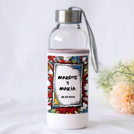 Botella personalizada Boda "Cómic" Detalles de boda - Detalles personalizables para Boda