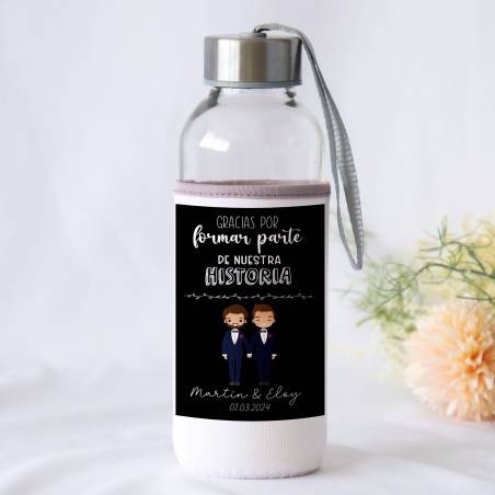 Botella personalizada Boda "Hombres" Detalles de boda - Detalles personalizables para Boda