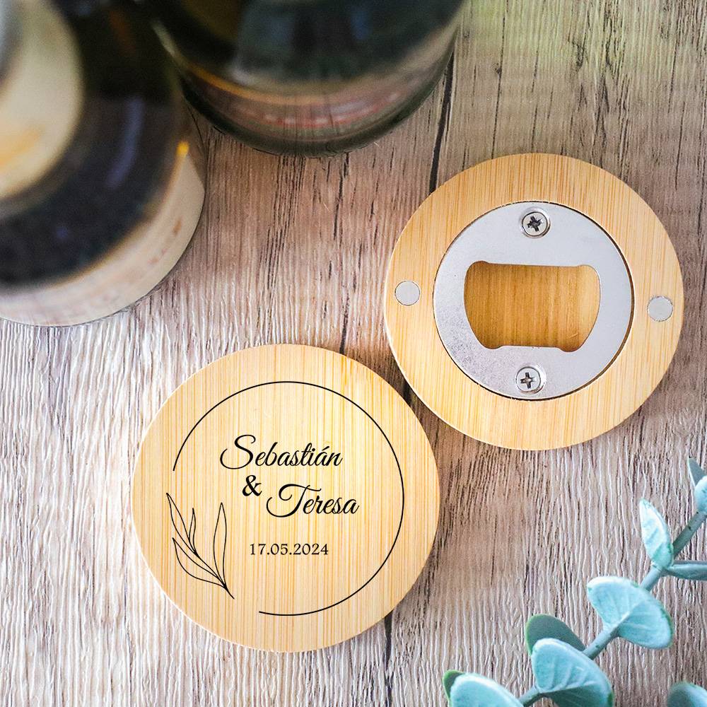 Abridor de madera con grabación "Modelo Circe" Detalle boda - Detalles personalizables para Boda