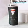 Botella de cristal con funda para boda, Diseño esmoquin, Detalles para invitados boda - Detalles boda unisex