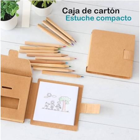 Bloc con colores para colorear Regalos para niños - Detalles Cumpleaños