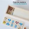 Dominó para niños, dibujos de animales, Regalos cumpleaños para niños - Detalles Cumpleaños