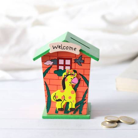 Hucha para niños Hucha de madera Regalos para niños - Detalles para cumpleaños