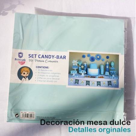 Decoración mesa dulce Comunión de niña - Decoración De Comunión