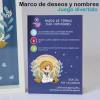 Marco de Deseos y Firmas para Comunión de Niño - Libros Comunión Firmas y Huellas