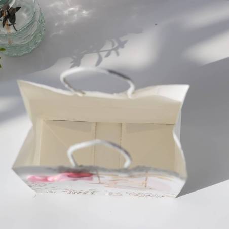 Bolsa de comunión niña Columpio con lazo - Envoltorio Regalo de comunión