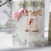 Bolsa de comunión niña Columpio con lazo - Envoltorio Regalo de comunión