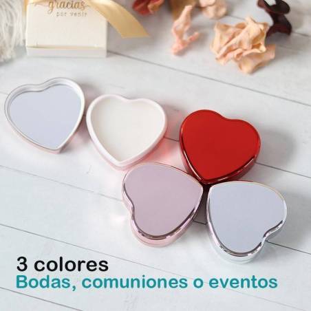 Bálsamo labial con forma de corazón Recuerdo de bautizo - Detalles De Bautizo Para Mujeres