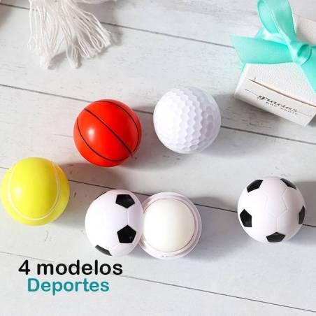 Bálsamo labial deportes Detalles invitados de boda - Detalles Boda Mujer