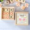 Juego 3 en raya personalizado con grabación "Gemelas nubes" Detalles invitados bautizo - Juegos personalizados de bautizo