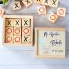 Juego 3 en raya personalizado con grabación "Elefante Niño" Detalles invitados bautizo - Juegos personalizados de bautizo
