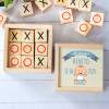Juego 3 en raya personalizado con grabación "Olas" Detalles invitados bautizo - Juegos personalizados de bautizo