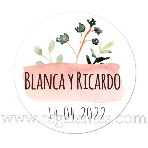 Pegatinas personalizadas para el día de tu boda - Pegatinas Y Etiquetas Personalizadas boda