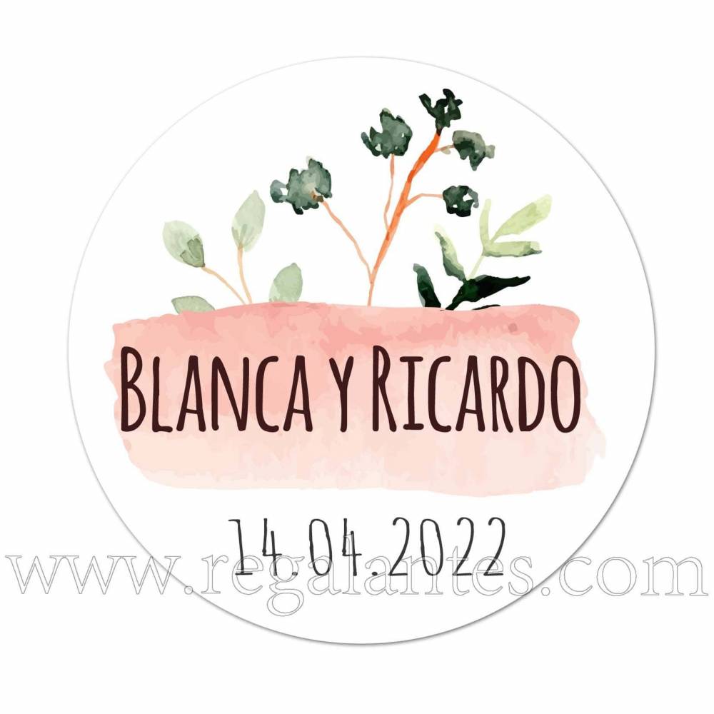 Pegatinas personalizadas para el día de tu boda - Pegatinas Y Etiquetas Personalizadas boda
