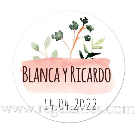 Pegatinas personalizadas para el día de tu boda - Pegatinas Y Etiquetas Personalizadas boda
