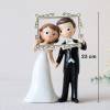 Figura Novios para Tarta de Boda, Decoración de Tarta de 23 cm - Figuras tarta