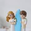 Figura Tarta Boda con Tabla de Surf, 18 cm, Muñecos Originales para Pastel de Novios - Figuras tarta