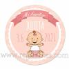 Pegatinas personalizadas para bautizo de niña - Pegatinas Y Etiquetas Personalizadas Bautizo