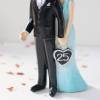 Figura para tarta de boda Bodas de plata 25 aniversario - Figuras tarta