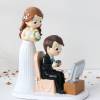 Figura para tarta de boda Videojuego - Figuras tarta