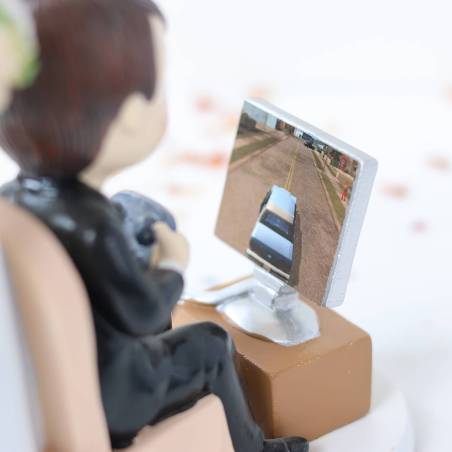 Figura para tarta de boda Videojuego - Figuras tarta