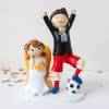 Figura tarta de boda Fútbol - Figuras tarta