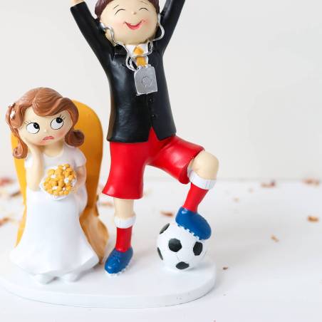 Figura tarta de boda Fútbol - Figuras tarta