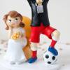 Figura tarta de boda Fútbol - Figuras tarta