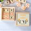 Juego 3 en raya personalizado con grabación "Girasol" Detalles invitados boda - Juegos personalizados de boda