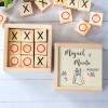 Juego 3 en raya personalizado con grabación "Juntos" Detalles invitados boda - Juegos personalizados de boda