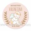 Pegatinas personalizadas de bautizo para niña ángel - Pegatinas Y Etiquetas Personalizadas Bautizo