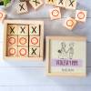 Juego 3 en raya personalizado con grabación "Kilig" Detalles invitados boda - Juegos personalizados de boda