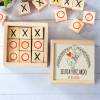 Juego 3 en raya personalizado con grabación "Mañana" Detalles invitados boda - Juegos personalizados de boda