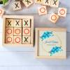 Juego 3 en raya personalizado con grabación "Azul" Detalles invitados boda - Juegos personalizados de boda