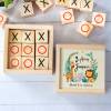 Juego 3 en raya personalizado con grabación "Selva" Detalles invitados cumpleaños - Juegos personalizados de cumpleaños