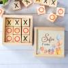 Juego 3 en raya personalizado con grabación "Regalos" Detalles invitados cumpleaños - Juegos personalizados de cumpleaños