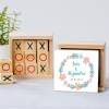 Juego 3 en raya personalizado con pegatina "Summer" Detalles invitados boda - Juegos personalizados de boda