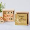 Juego 3 en raya personalizado con pegatina "Bodas de Oro" Detalles invitados boda - Juegos personalizados de boda
