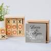 Juego 3 en raya personalizado con pegatina "Bodas de Plata" Detalles invitados boda - Juegos personalizados de boda