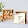 Juego 3 en raya personalizado con pegatina "Paz" Detalles invitados boda - Juegos personalizados de boda