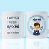 Taza cerámica primera comunión personalizable niño especial para invitados - Detalles Personalizados