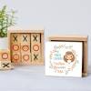Juego 3 en raya personalizado con pegatina "Cristina" Detalles invitados comunión - Juegos personalizados de comunión