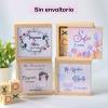 Juego 3 en raya personalizado con pegatina "Selva" Detalles invitados boda - Juegos personalizados de boda