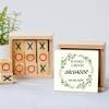 Juego 3 en raya personalizado con pegatina "Arco Ramas" Detalles invitados comunión - Juegos personalizados de comunión